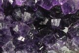 Amethyst Cut Base Crystal Cluster - Uruguay #138887-1